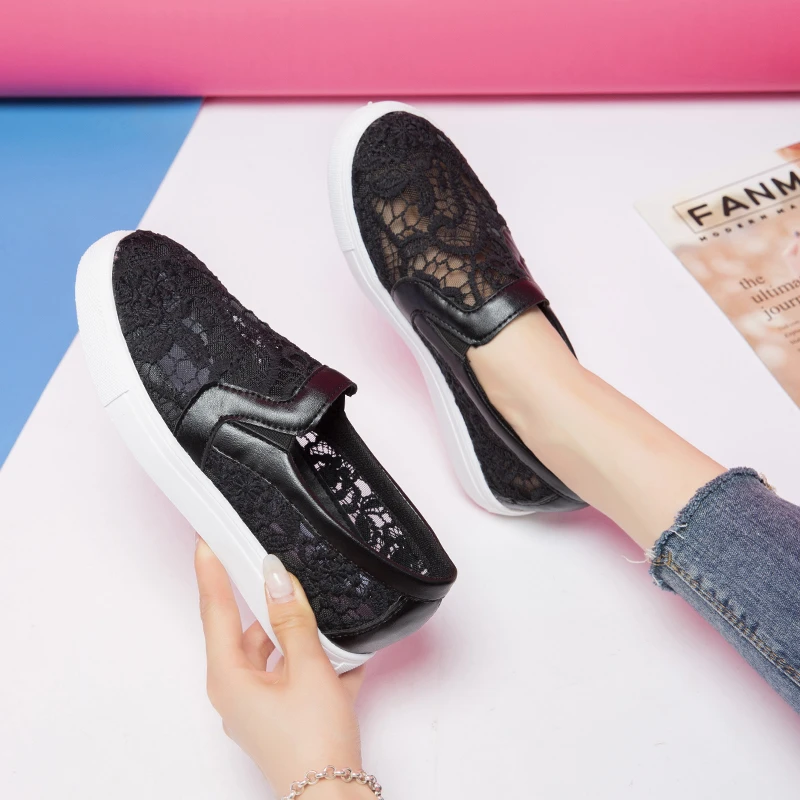 Fashion shoes women's vulcanized shoes spring and autumn breathable flat shoes lace mesh cloth shoes women casual sports shoes
Fashion shoes women's vulcanized shoes spring and autumn breathable flat shoes lace mesh cloth shoes women casual sports shoes