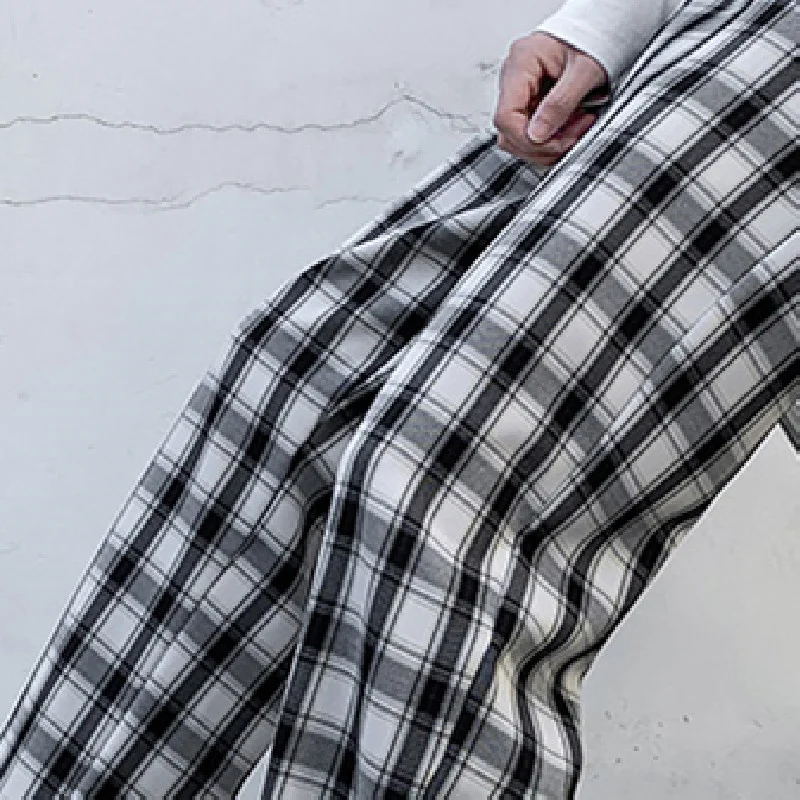 Men Casual Pants Plus Size Check Pants Men Retro Trend Go With Wide Legs Loose Straight Handsome Pants Men Plaid Casual Pants
Men Casual Pants Plus Size Check Pants Men Retro Trend Go With Wide Legs Loose Straight Handsome Pants Men Plaid Casual Pants