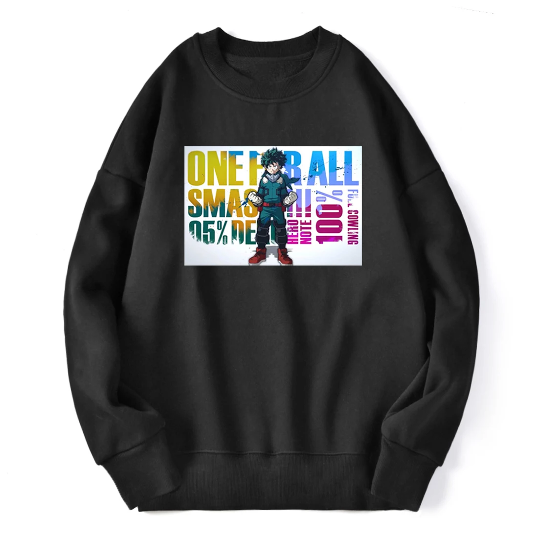 My Hero Academia Print Winter Fleece Sweatshirt Man Long Sleeve O Neck Streetwear Winter Autumn Black Outdoor Casual Sweatshirt
My Hero Academia Print Winter Fleece Sweatshirt Man Long Sleeve O Neck Streetwear Winter Autumn Black Outdoor Casual Sweatshirt