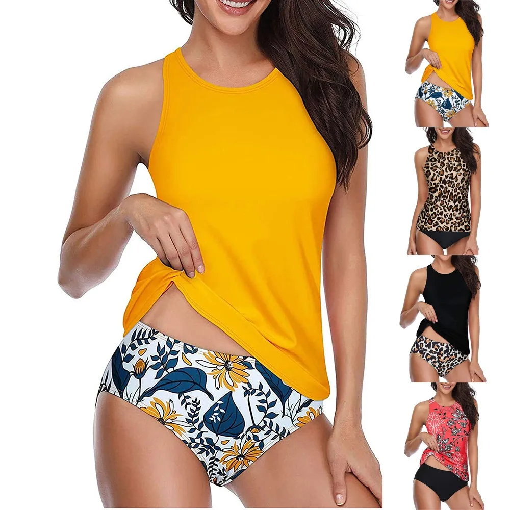 Womens Tankini Set Swimsuit Tank Top Push-up Swimwear Beachwear Summer Women's Bikini Sexy Two-piece Swimsuit Swimwear 2021 Hot
Womens Tankini Set Swimsuit Tank Top Push-up Swimwear Beachwear Summer Women's Bikini Sexy Two-piece Swimsuit Swimwear 2021 Hot