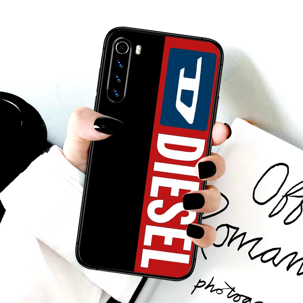 Luxury Fashion Diesel Phone Case For Xiaomi Redmi Note 7 8 8T 9 9S 4X 7 7A 9A K30 Pro Ultra black Etui Soft Cell Luxury Back
Luxury Fashion Diesel Phone Case For Xiaomi Redmi Note 7 8 8T 9 9S 4X 7 7A 9A K30 Pro Ultra black Etui Soft Cell Luxury Back
