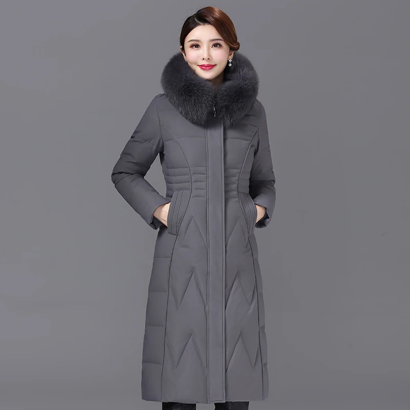 2019 New Winter Women Down Jacket Parka Long Ultralight Natural Feather Real Fox Fur Luxury High Quality Duck Down Coat
2019 New Winter Women Down Jacket Parka Long Ultralight Natural Feather Real Fox Fur Luxury High Quality Duck Down Coat