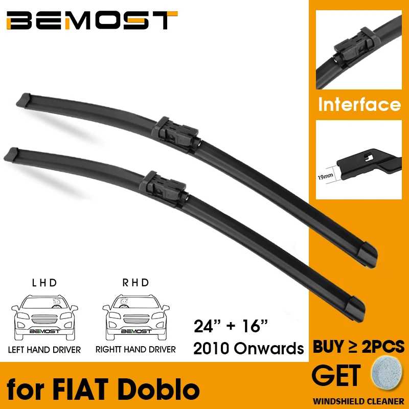 Car Blade Front Window Windshield Rubber Silicon Refill Wiper For Fiat Doblo 2010 Onwards LHD / RHD 24"+16" Car Accessories
Car Blade Front Window Windshield Rubber Silicon Refill Wiper For Fiat Doblo 2010 Onwards LHD / RHD 24"+16" Car Accessories