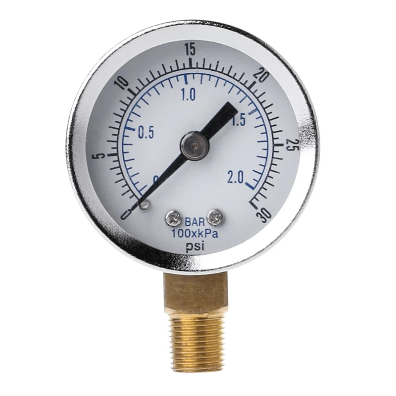 1/8\" NPT Pressure Gauge Air Compressor Hydraulic Pressure 0-30 PSI Bottom Mount 203C
1/8\" NPT Pressure Gauge Air Compressor Hydraulic Pressure 0-30 PSI Bottom Mount 203C