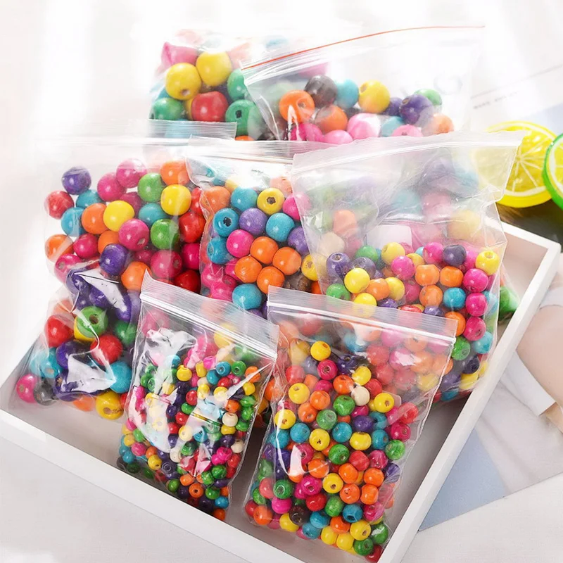 200Pcs/Set 4 Sizes Multifunction DIY Mixed Color Hole Round Bead Wooden Craft Jewelry Making Loose Colored Round Wood Beads
200Pcs/Set 4 Sizes Multifunction DIY Mixed Color Hole Round Bead Wooden Craft Jewelry Making Loose Colored Round Wood Beads