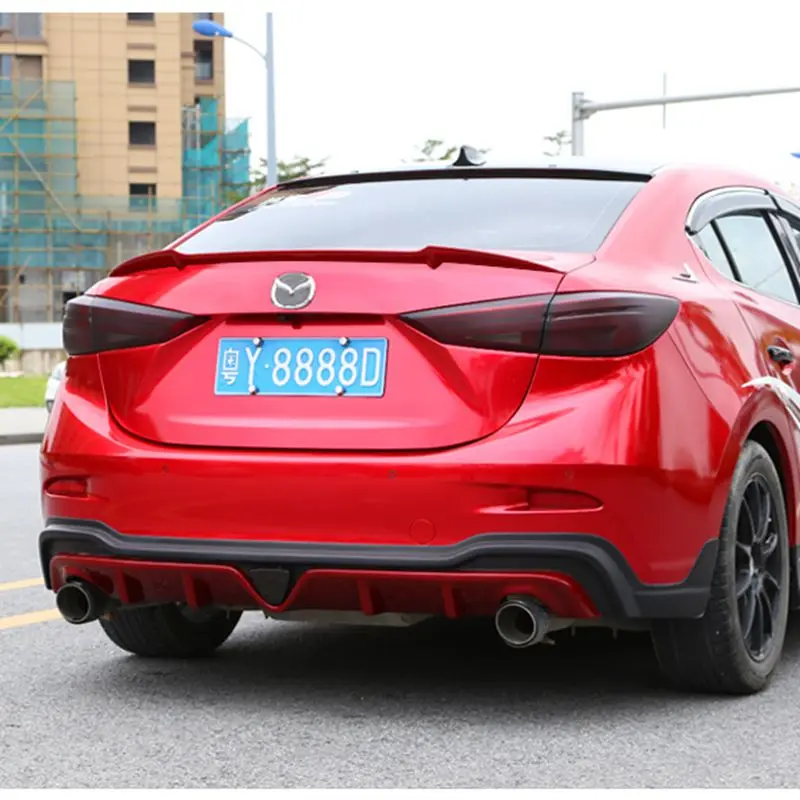ABS Plastic Unpainted Primer Color Rear Trunk Wing Spoiler Car Accessories For Mazda 3 Axela Sedan 4Doors 2014 2015 2016 2017
ABS Plastic Unpainted Primer Color Rear Trunk Wing Spoiler Car Accessories For Mazda 3 Axela Sedan 4Doors 2014 2015 2016 2017