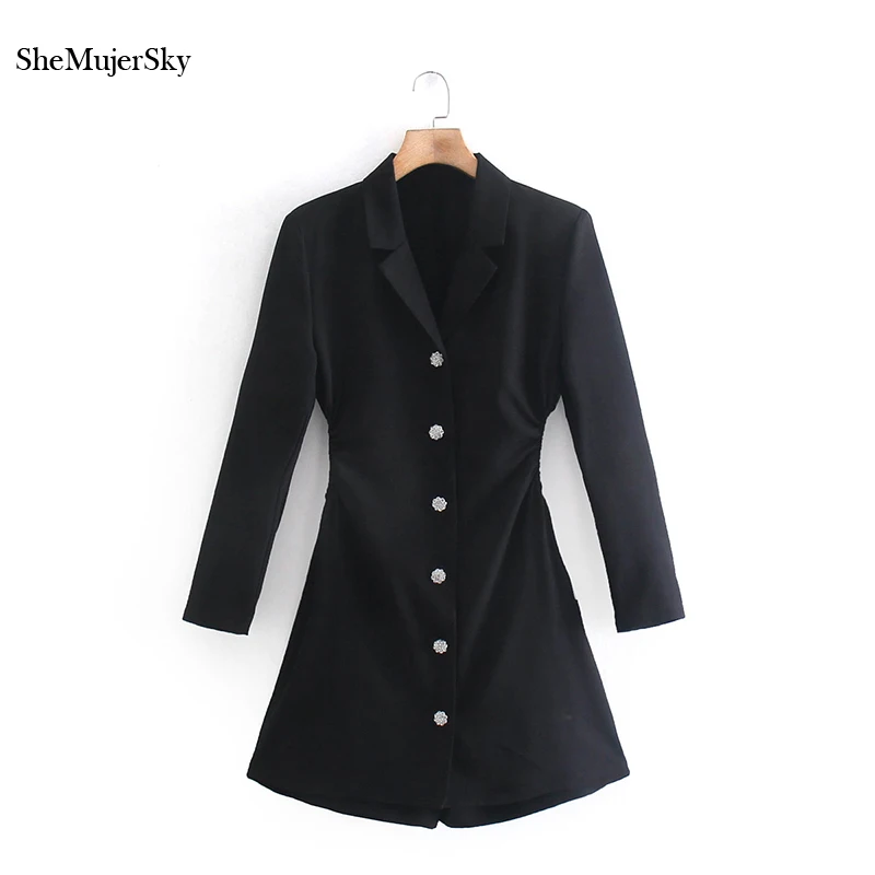 SheMujerSky Women Black Blazer Style Playsuit Rhinestone Single Breasted Casual Rompers 2022 Spring Autumn Jumpsuit
SheMujerSky Women Black Blazer Style Playsuit Rhinestone Single Breasted Casual Rompers 2022 Spring Autumn Jumpsuit
