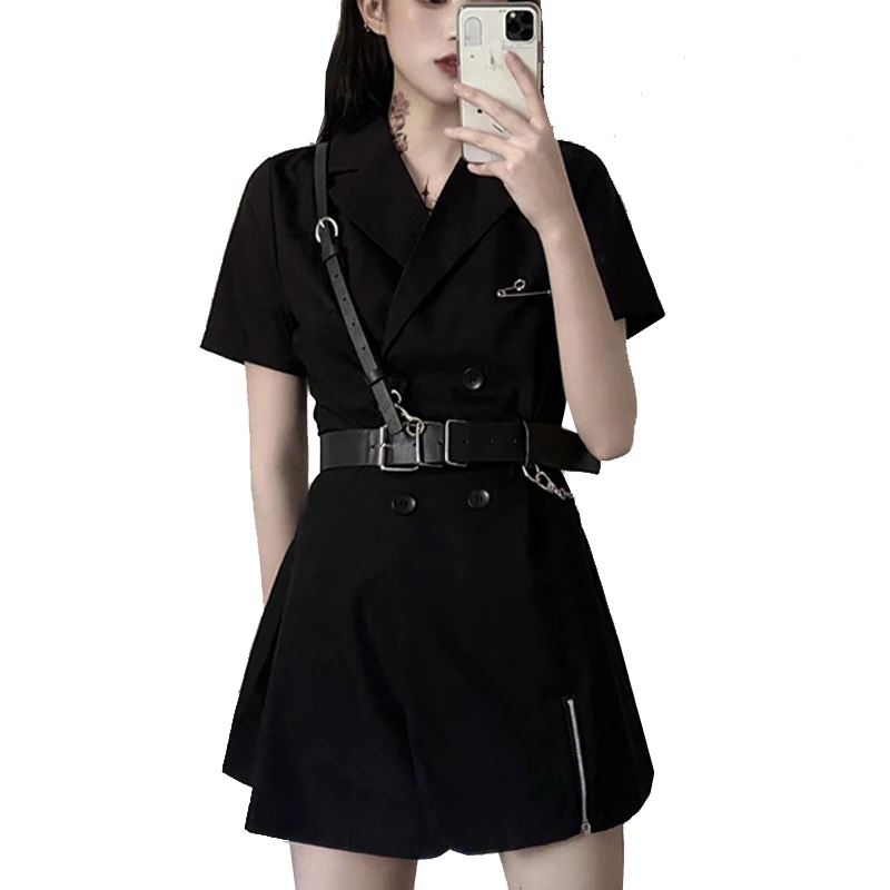 Summer Women Mini Dresses with Belt Casual Office Lady Girl Elegant Party Dress Fashion Black Female Dresses Temperament Dress
Summer Women Mini Dresses with Belt Casual Office Lady Girl Elegant Party Dress Fashion Black Female Dresses Temperament Dress