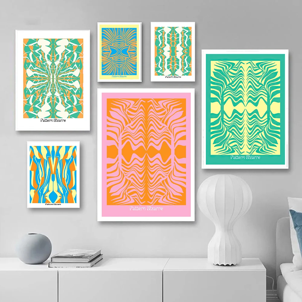 Colorful Abstract Wavy Lines Pattern Canvas Paintings Geometric Poster and Print Wall Art Pictures for Living Room Home Decor
Colorful Abstract Wavy Lines Pattern Canvas Paintings Geometric Poster and Print Wall Art Pictures for Living Room Home Decor