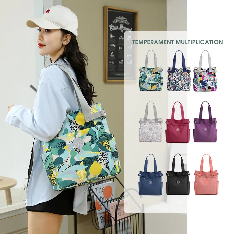 Flower Design Woman Nylon Handbag 2021 Casual Large Capacity Waterproof Shoulder Bag Soft Zipper Beach Tote Bag Bags Designer
Flower Design Woman Nylon Handbag 2021 Casual Large Capacity Waterproof Shoulder Bag Soft Zipper Beach Tote Bag Bags Designer