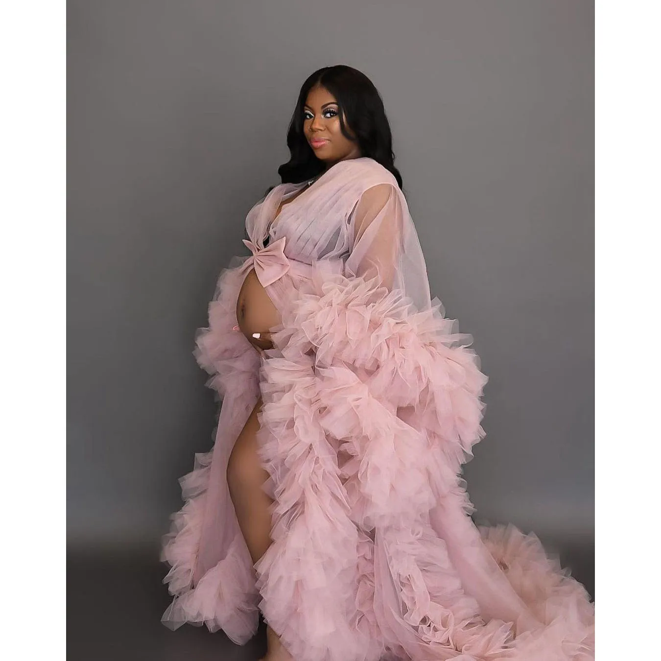 Maternity Shoot Pink Evening Dress Tiered فساتين السهرة вечерние платья vestido de fiesta de boda Evening Dresses Ruffles Bow
Maternity Shoot Pink Evening Dress Tiered فساتين السهرة вечерние платья vestido de fiesta de boda Evening Dresses Ruffles Bow