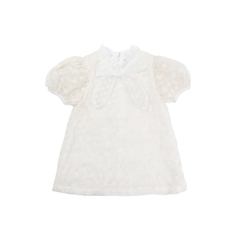 Kids Dress For Girls Puff Sleeve Bow Hollow Out White Pincess Dress Summer Wedding Ceremony Birthday Dress Baby Girl Clothes 
Kids Dress For Girls Puff Sleeve Bow Hollow Out White Pincess Dress Summer Wedding Ceremony Birthday Dress Baby Girl Clothes