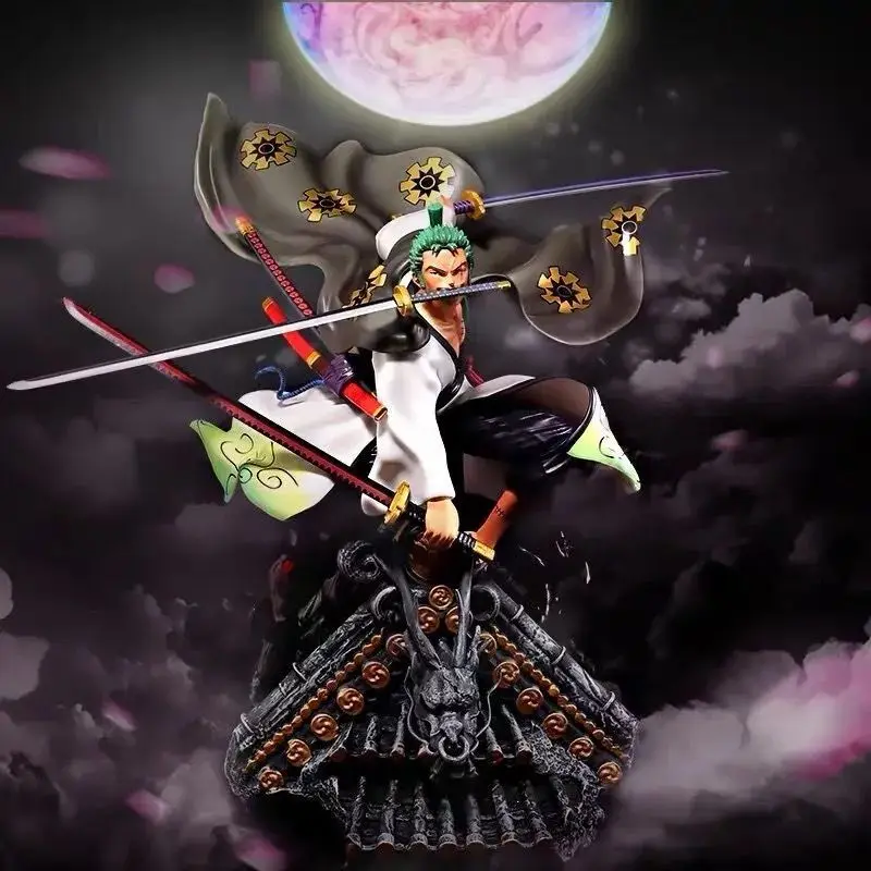 37cm Big Anime One Piece Ronoa Zoro Three-blade Sauron Roronoa Zoro PVC Action Collection Figure Model Gift
37cm Big Anime One Piece Ronoa Zoro Three-blade Sauron Roronoa Zoro PVC Action Collection Figure Model Gift