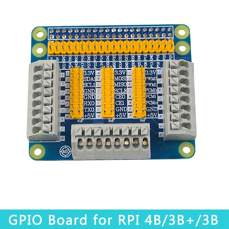 GPIO Expansion Board Extension Module for Robot DIY Experiment Test Compatible Raspberry Pi 4B/3B+/3B