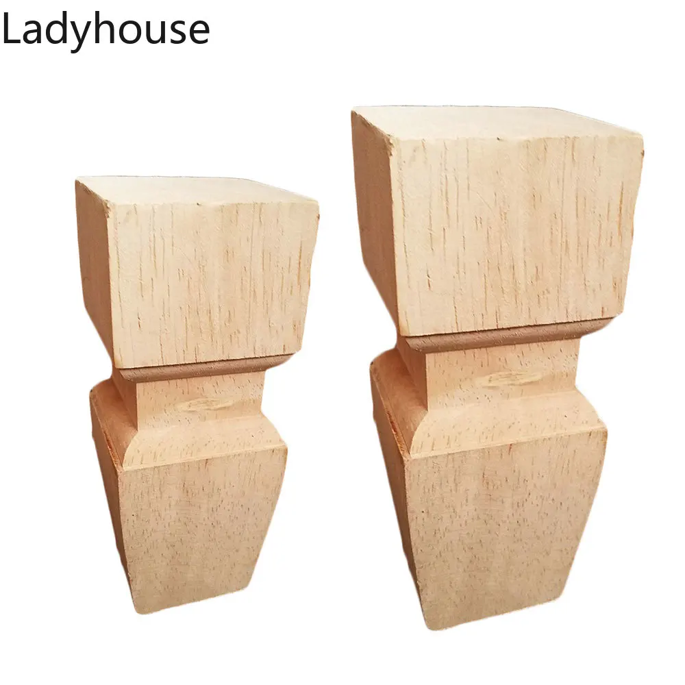 

1PC 15cm 20cm European Style Solid Wood Carved Furniture Foot Legs Cabinet Seat Feets Vintage Home Decor Decoration Accessories