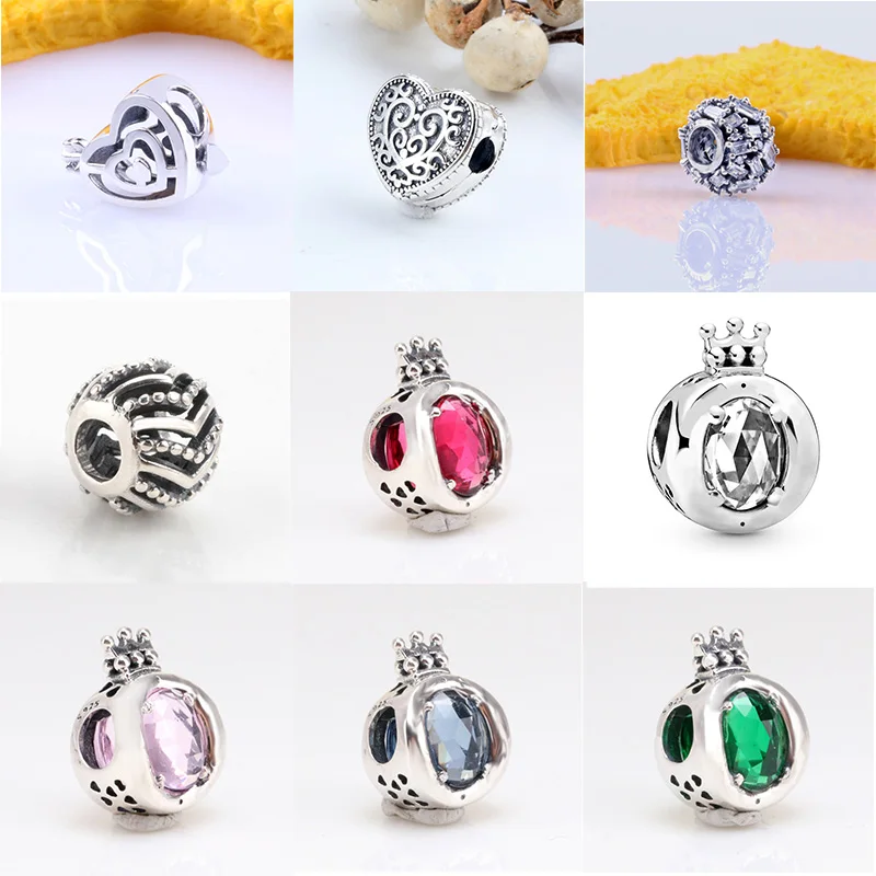 Clear Sparkling Crown O Crystal Beads For Original Pandora Charms Women Bracelets & Bangles 925 Sterling Silver Jewelry
Clear Sparkling Crown O Crystal Beads For Original Pandora Charms Women Bracelets & Bangles 925 Sterling Silver Jewelry