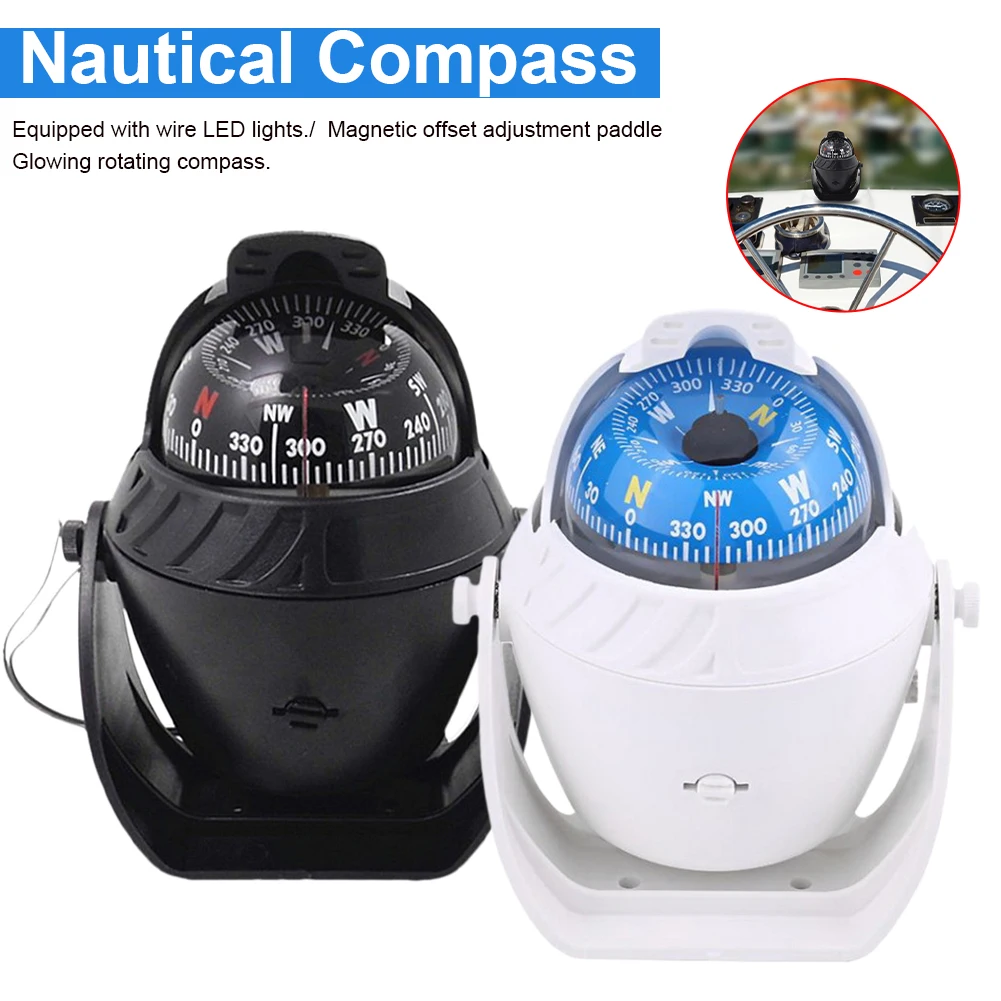 Navigation And Positioning Marine Boat Compass Military Boat Ship Vehicle Positioning Compass High Precision With LED Night Ligh
Navigation And Positioning Marine Boat Compass Military Boat Ship Vehicle Positioning Compass High Precision With LED Night Ligh