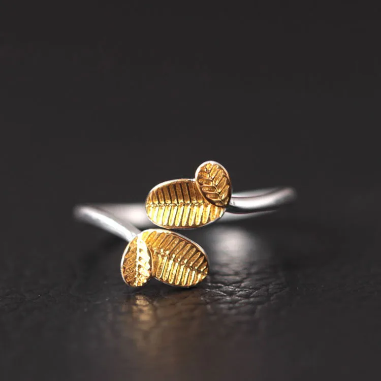 s925 Sterling Silver Rings for Women vantage gold leaves Geometric 925 Silver Wedding Fine Jewelry Minimalist Gift
s925 Sterling Silver Rings for Women vantage gold leaves Geometric 925 Silver Wedding Fine Jewelry Minimalist Gift
