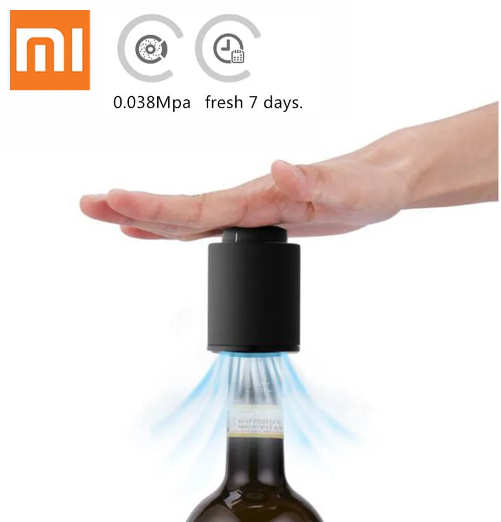 XIAOMI Plastic Vacuum Wine Bottle Stopper Sealed Storage Vacuum Memory Wine Stopper Electric Stopper Wine Corks Corkscrew
XIAOMI Plastic Vacuum Wine Bottle Stopper Sealed Storage Vacuum Memory Wine Stopper Electric Stopper Wine Corks Corkscrew