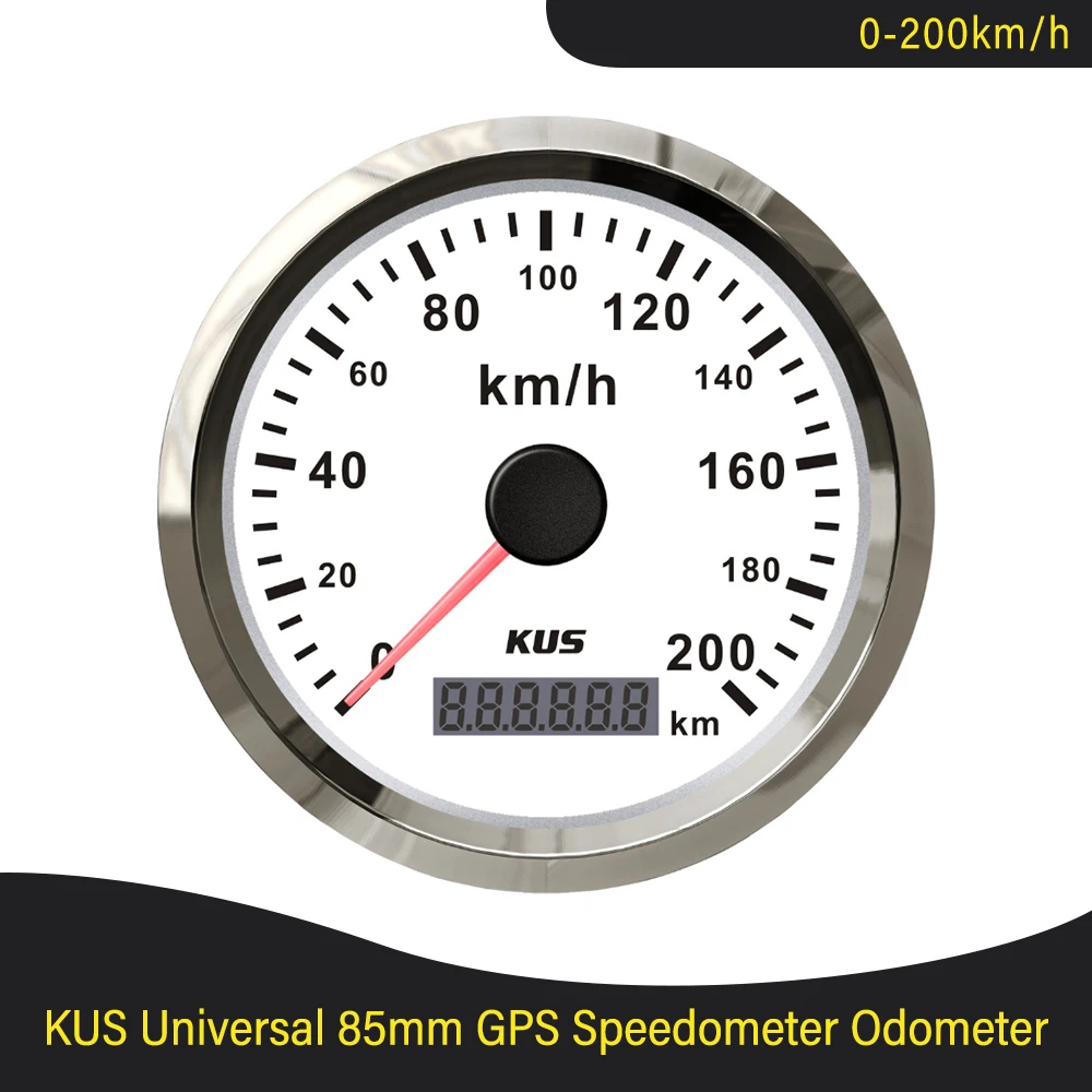 KUS New 85mm GPS Speedometer 0-200km/h Speed Gauge Odometer ATV UTV Motorcycle Marine Boat Buggy Car 12V/24V
KUS New 85mm GPS Speedometer 0-200km/h Speed Gauge Odometer ATV UTV Motorcycle Marine Boat Buggy Car 12V/24V
