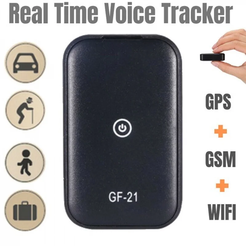 GF21 Mini GPS Real Time Car Tracker Anti-Lost Device Voice Control Recording Locator High-definition Microphone WIFI+LBS+GPS Pos
GF21 Mini GPS Real Time Car Tracker Anti-Lost Device Voice Control Recording Locator High-definition Microphone WIFI+LBS+GPS Pos