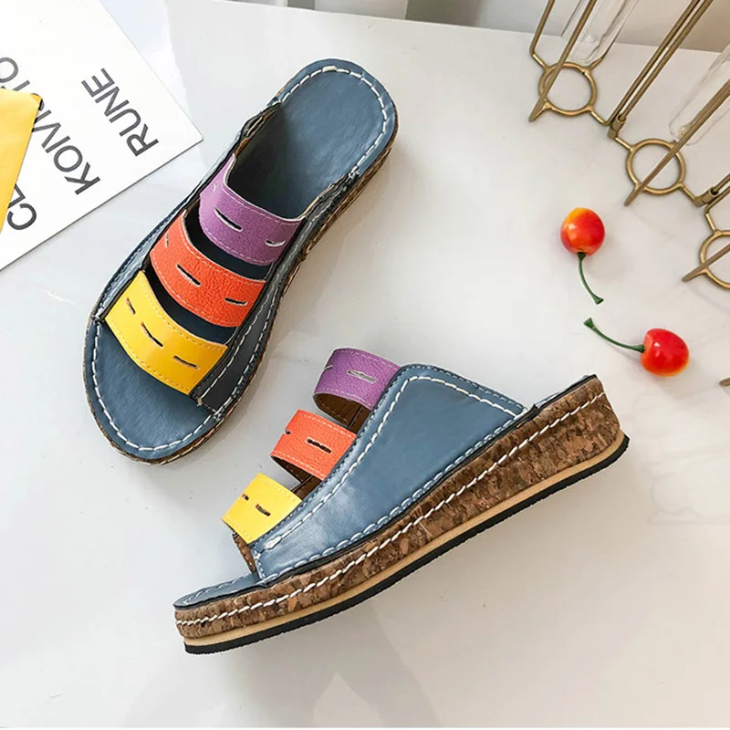 Female Low Heels Sandals Slipper Women Thick Sole Soft Open Toe Non-Slip Casual Slipper Indoor&Outdoor Beach Sandals
Female Low Heels Sandals Slipper Women Thick Sole Soft Open Toe Non-Slip Casual Slipper Indoor&Outdoor Beach Sandals