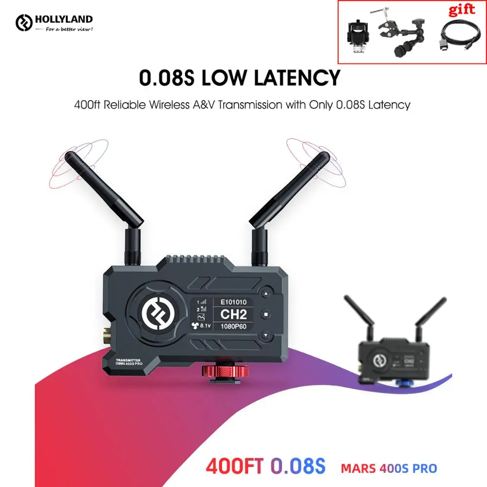 Hollyland MARS 400S PRO FILES Wireless Video Transmission System HD Image Transmitter Receiver HDMI SDI 1080P for Photography
Hollyland MARS 400S PRO FILES Wireless Video Transmission System HD Image Transmitter Receiver HDMI SDI 1080P for Photography