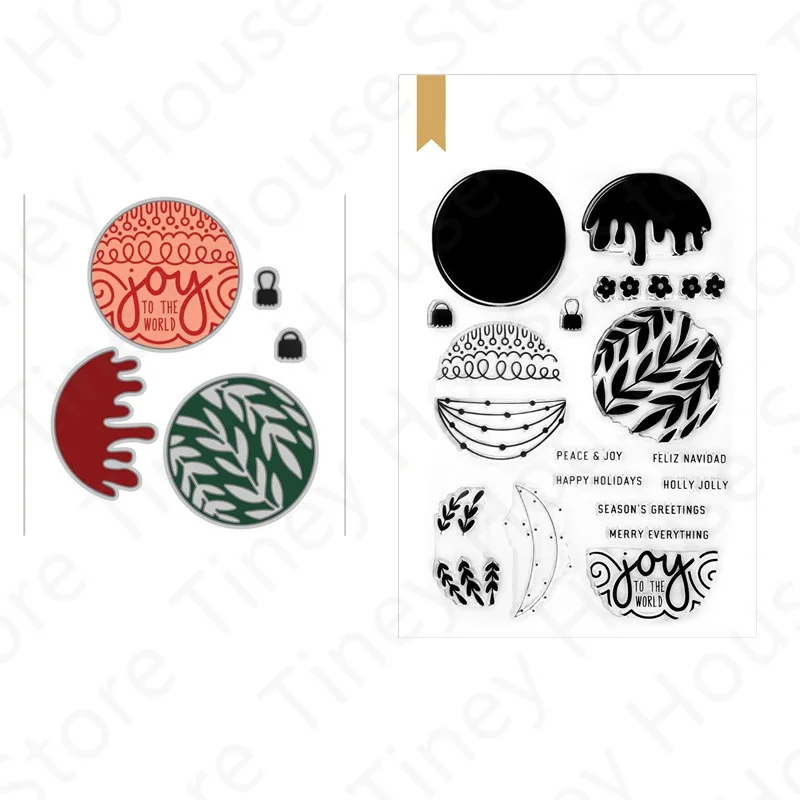 New Arrival Colored ball Pattern Metal Cutting Dies and Clear Stamps For Decoration Christmas Making Greeting Card Scrapbooking
New Arrival Colored ball Pattern Metal Cutting Dies and Clear Stamps For Decoration Christmas Making Greeting Card Scrapbooking