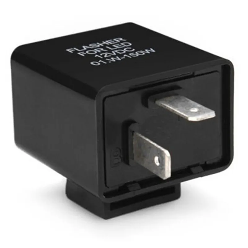 2 Pin Автомобиль Мотоцикл Светодиодный проблесковый маячок реле 12V Универсальный