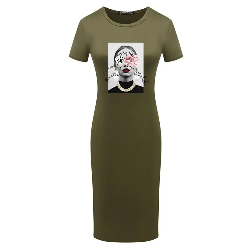 Summer Sexy Woman Dress Retro Girl Print Fashion Short Sleeve Dresses Bodycon Club Party Robes Vestidos Slim Fit Clothes
Summer Sexy Woman Dress Retro Girl Print Fashion Short Sleeve Dresses Bodycon Club Party Robes Vestidos Slim Fit Clothes