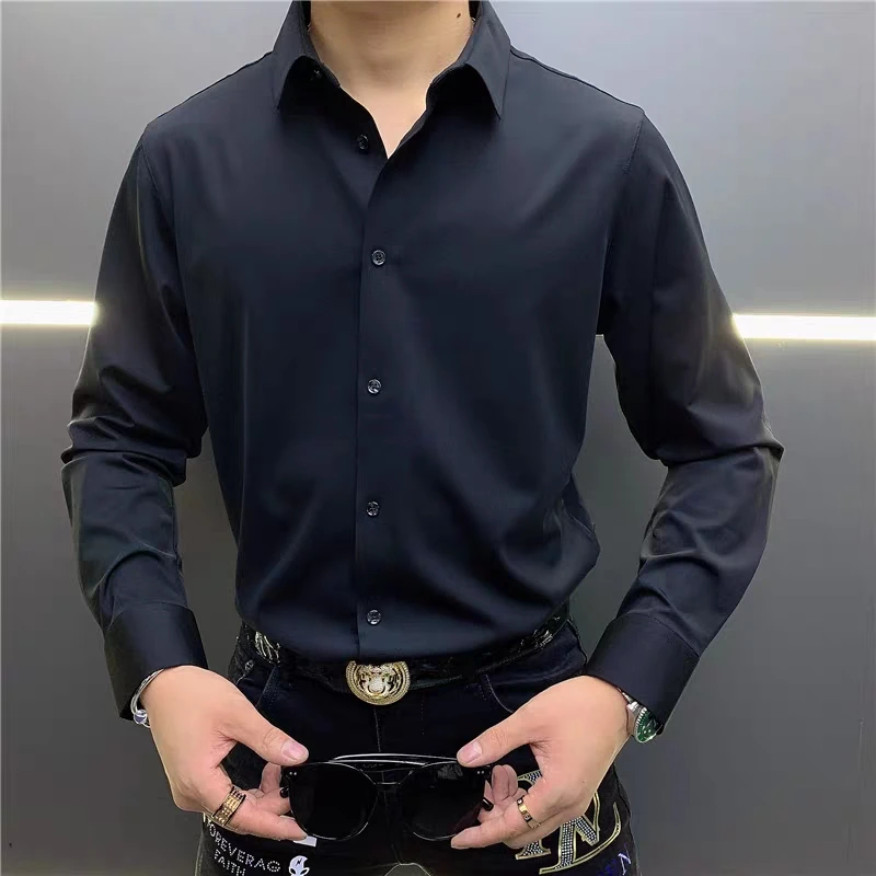 Casual Heavy Craft Men's Shirt Street Skull Head Exaggerated Hot Drilling Stage Young Brand Long Sleeve
Casual Heavy Craft Men's Shirt Street Skull Head Exaggerated Hot Drilling Stage Young Brand Long Sleeve
