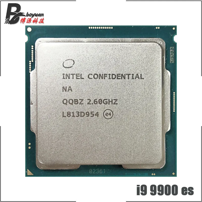Процессор Intel Core i9 9900 es QQBZ 2 6 ГГц Восьмиядерный 16 поточный ЦПУ L2 = Мб L3 65 Вт LGA