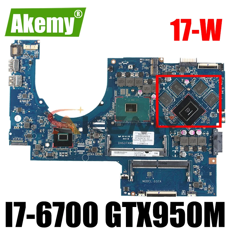 857389-601 857389-001 DAG37AMB8D0 G37A for HP 17-W HP17-AB Laptop computer motherboard CPU i7 6700 GTX950M DDR4 100% test work
857389-601 857389-001 DAG37AMB8D0 G37A for HP 17-W HP17-AB Laptop computer motherboard CPU i7 6700 GTX950M DDR4 100% test work