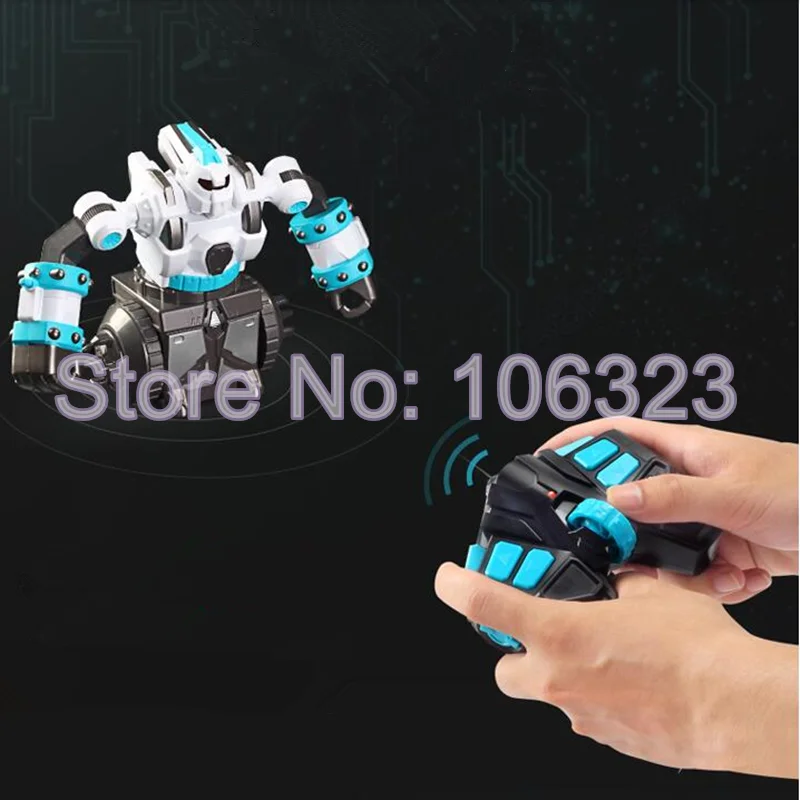 

R/C Rotary Fighting Robot, Remote Control Boxing Toys Robots, Interactive Competition Fierce Battle Armor Toy, 2 Robot in 1 set