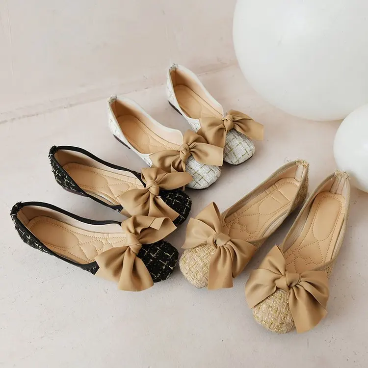 Casual Woman Shoe Female Footwear Square Toe Bow-Knot Modis Shallow Mouth Dress Moccasin Butterfly Summer 2022 New Flock Flat La
Casual Woman Shoe Female Footwear Square Toe Bow-Knot Modis Shallow Mouth Dress Moccasin Butterfly Summer 2022 New Flock Flat La