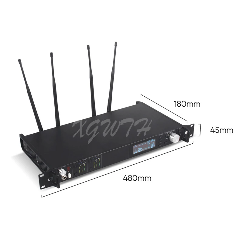 AD4D Digital UHF Wireless Microphone System 2 Channel True Diversity KSM8 Dynamic Handheld Headset Lapel Condenser Mic 4 Antenna
AD4D Digital UHF Wireless Microphone System 2 Channel True Diversity KSM8 Dynamic Handheld Headset Lapel Condenser Mic 4 Antenna