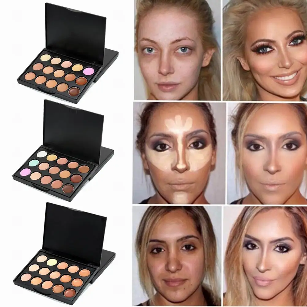 New 15 Colors Face Concealer Camouflage Cream Contour Palette profesional foundation paleta Concealer Support CSV Dropshipping
New 15 Colors Face Concealer Camouflage Cream Contour Palette profesional foundation paleta Concealer Support CSV Dropshipping