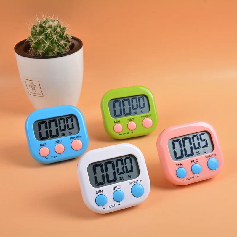Four-color kitchen baking reminder commercial electronic stopwatch child timer household style
Four-color kitchen baking reminder commercial electronic stopwatch child timer household style