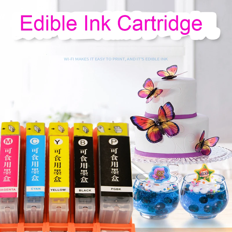 Vilaxh For Canon pgi 270xl cli 271xl Edible Ink Cartridges PGI-270 CLI-271 For Pixma MG6820 MG6821 MG682 TS9020
Vilaxh For Canon pgi 270xl cli 271xl Edible Ink Cartridges PGI-270 CLI-271 For Pixma MG6820 MG6821 MG682 TS9020