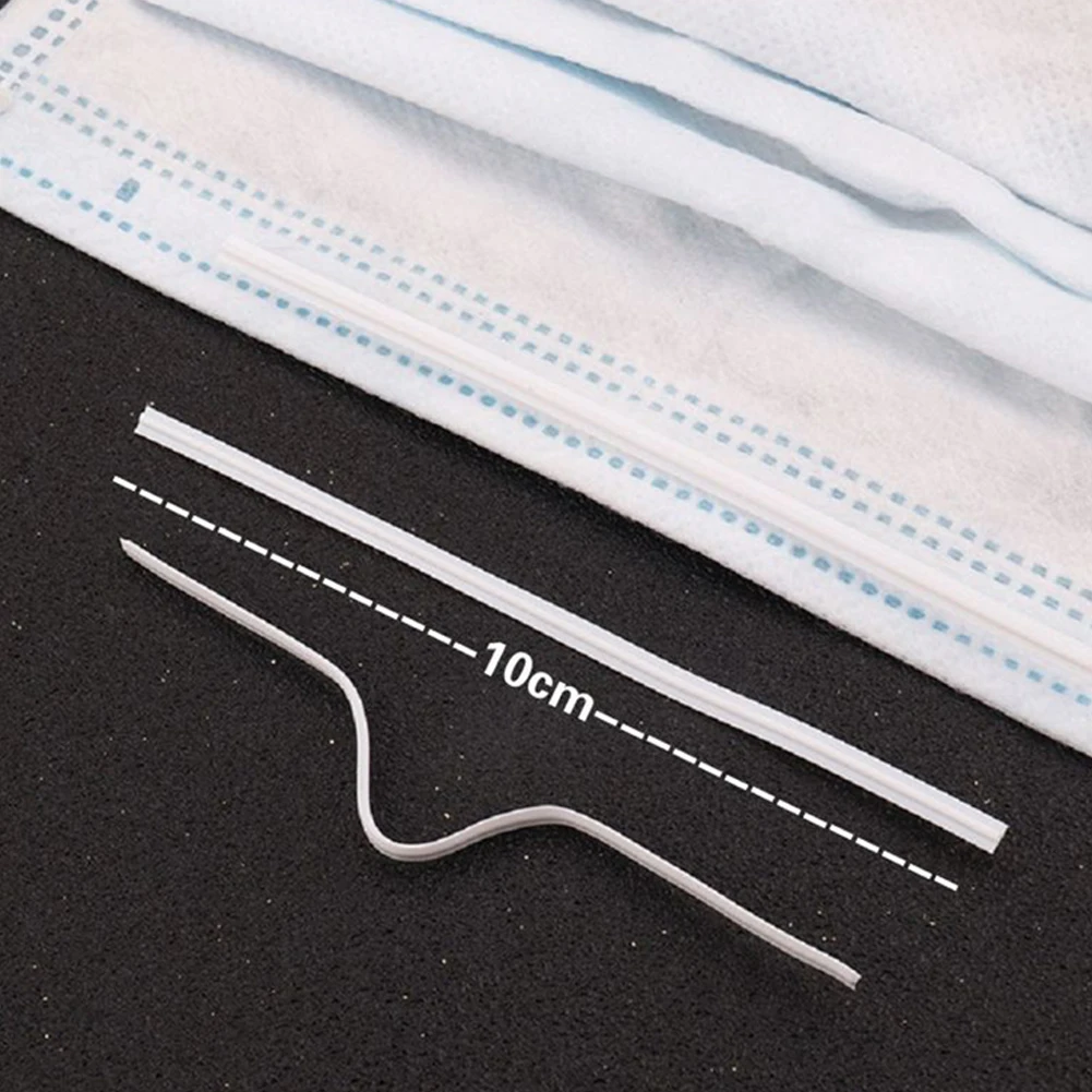 PE Wrapped Mask Nose Bridge Strips 100/500/1000Pcs 3.9" Long 0.11" Wide Bendable Strip Clips Single-Core Galvanized Iron Wire
PE Wrapped Mask Nose Bridge Strips 100/500/1000Pcs 3.9" Long 0.11" Wide Bendable Strip Clips Single-Core Galvanized Iron Wire