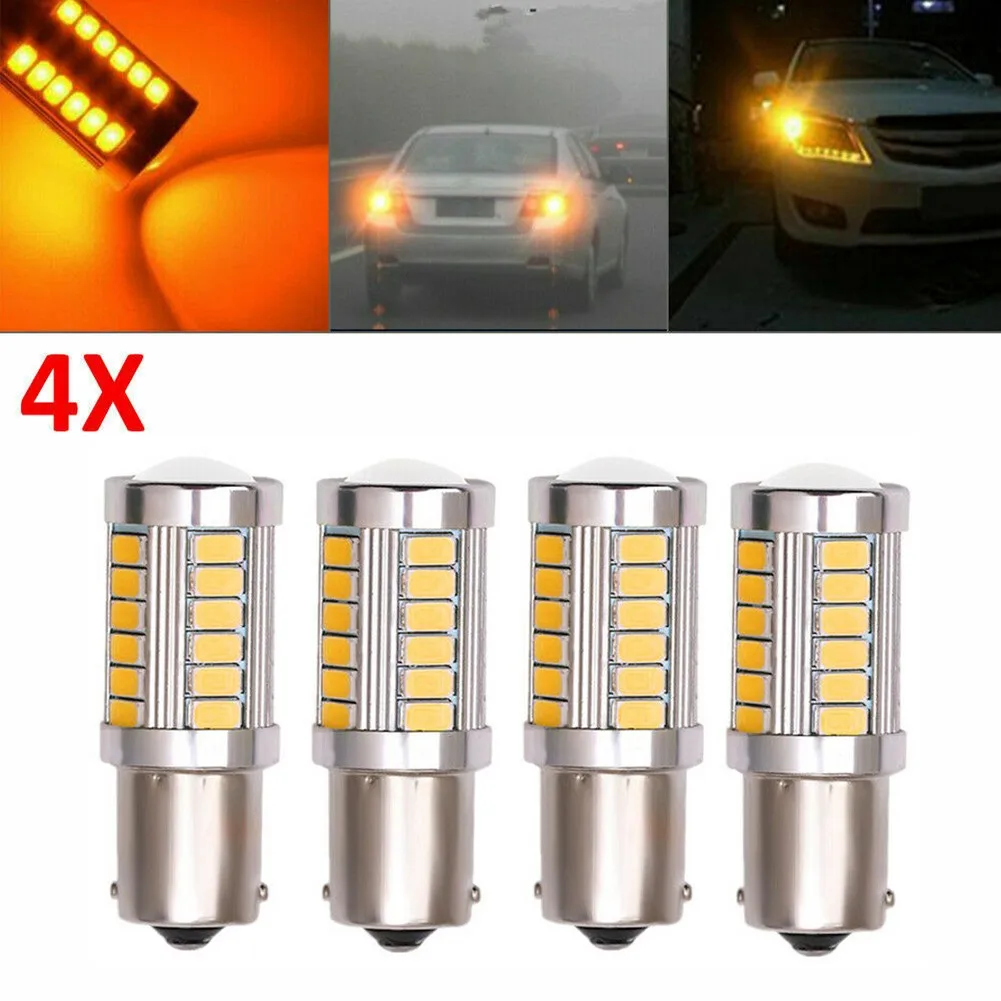 Желтый светодиодный сигнал поворота 3000K 33LED 581 BA15S PY21W 4 шт. высокая яркость низкое энергопотребление
Желтый светодиодный сигнал поворота 3000K 33LED 581 BA15S PY21W 4 шт. высокая яркость низкое энергопотребление