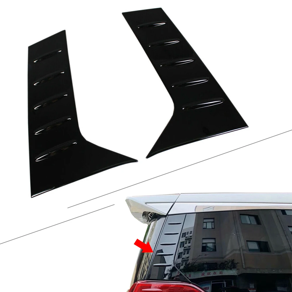 Для Toyota Alphard Vellfire 2016 2017 2018 2019 Авто C-столб формовочная крышка планки черный 2 шт -