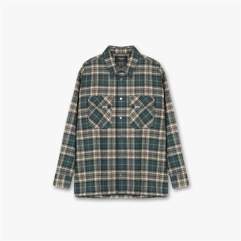 21FW TOP NEW Represent Shirts Men Women 1:1 High Quality Tartan Wool FLANNEL Overshirt Double Chest Pocket Blouse
21FW TOP NEW Represent Shirts Men Women 1:1 High Quality Tartan Wool FLANNEL Overshirt Double Chest Pocket Blouse