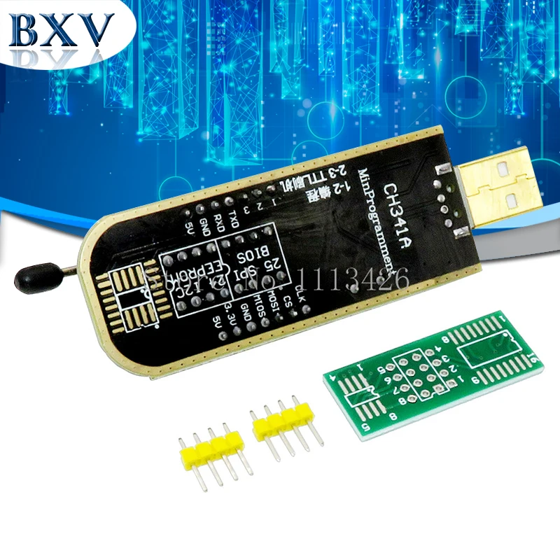 10PCS CH341A CH341 24 25 Series EEPROM Flash BIOS USB Programmer with Software & Driver
10PCS CH341A CH341 24 25 Series EEPROM Flash BIOS USB Programmer with Software & Driver