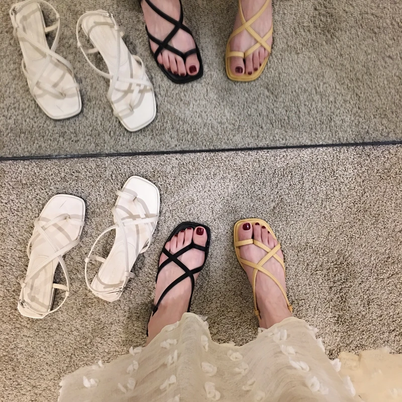 DLEK Women Sandals Summer Shoes Clip Toe Cross-tied Classical Heel Handmade Soft Female Shoes Casual Buckle Strap Shoe
DLEK Women Sandals Summer Shoes Clip Toe Cross-tied Classical Heel Handmade Soft Female Shoes Casual Buckle Strap Shoe