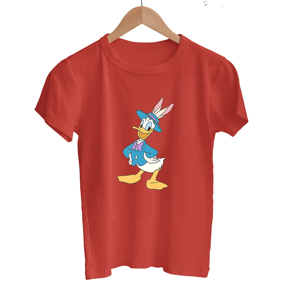 Donald Duck Cartoon Printing Women T-shirts Cute Pattern Disney Harajuku Style Casual Female T Shirts Comfortable Kawaii Outdoor
Donald Duck Cartoon Printing Women T-shirts Cute Pattern Disney Harajuku Style Casual Female T Shirts Comfortable Kawaii Outdoor
