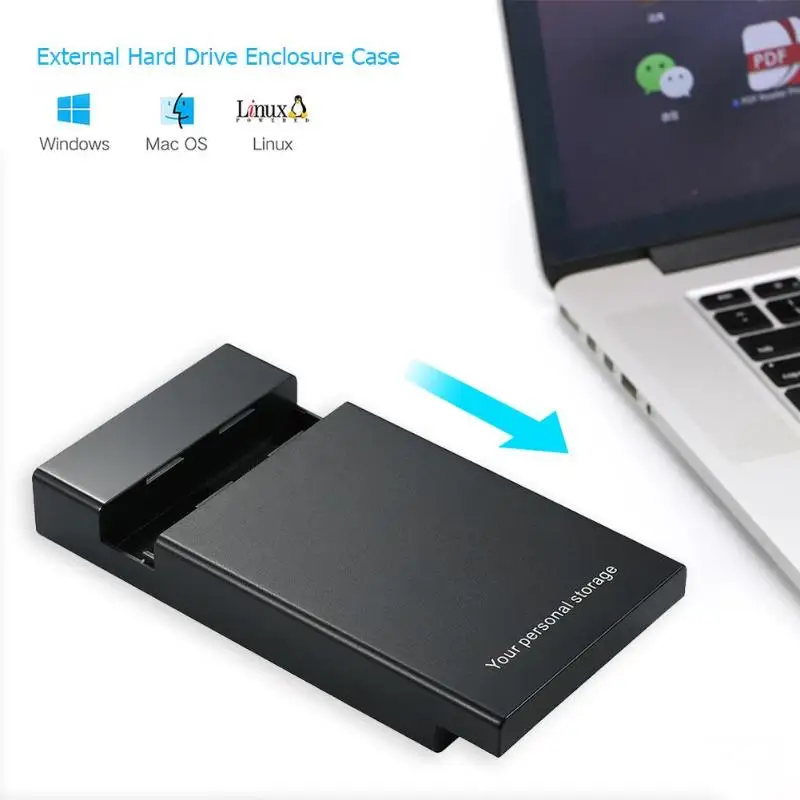 Внешний жесткий диск с USB 3 0 на SATAIII 2 5 дюйма 6 Гбит/с HD чехол для SSD HDD "3 5"