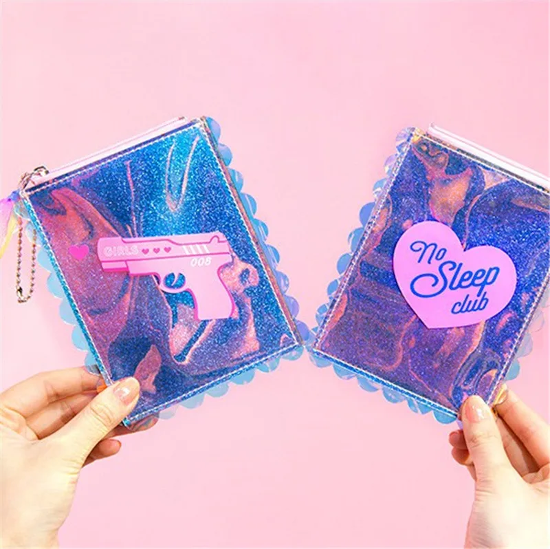 Milkjoy Laser Lace Change Card Pack Ins Harajuku Style PVC Bentoy Card Holder Headphone Storage Bag Pendant For Girls
Milkjoy Laser Lace Change Card Pack Ins Harajuku Style PVC Bentoy Card Holder Headphone Storage Bag Pendant For Girls