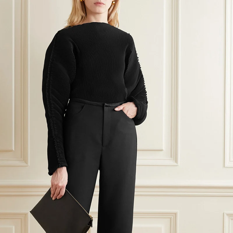 2021 Women Shirt Autumn and Winter New Tops Fashionable Solid Color Loose Ruffled Pleated Top Shirt
2021 Women Shirt Autumn and Winter New Tops Fashionable Solid Color Loose Ruffled Pleated Top Shirt