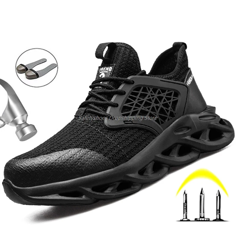 Male Work Sneakers Men's Safety Shoes Working Boots For Man Steel Toe Cap Shoes Anti-Smashing Work Shoes Dropshipping Protective
Male Work Sneakers Men's Safety Shoes Working Boots For Man Steel Toe Cap Shoes Anti-Smashing Work Shoes Dropshipping Protective